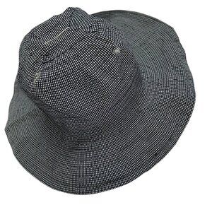 Hat MIMCO black white bucket fabric beach pool resortwear